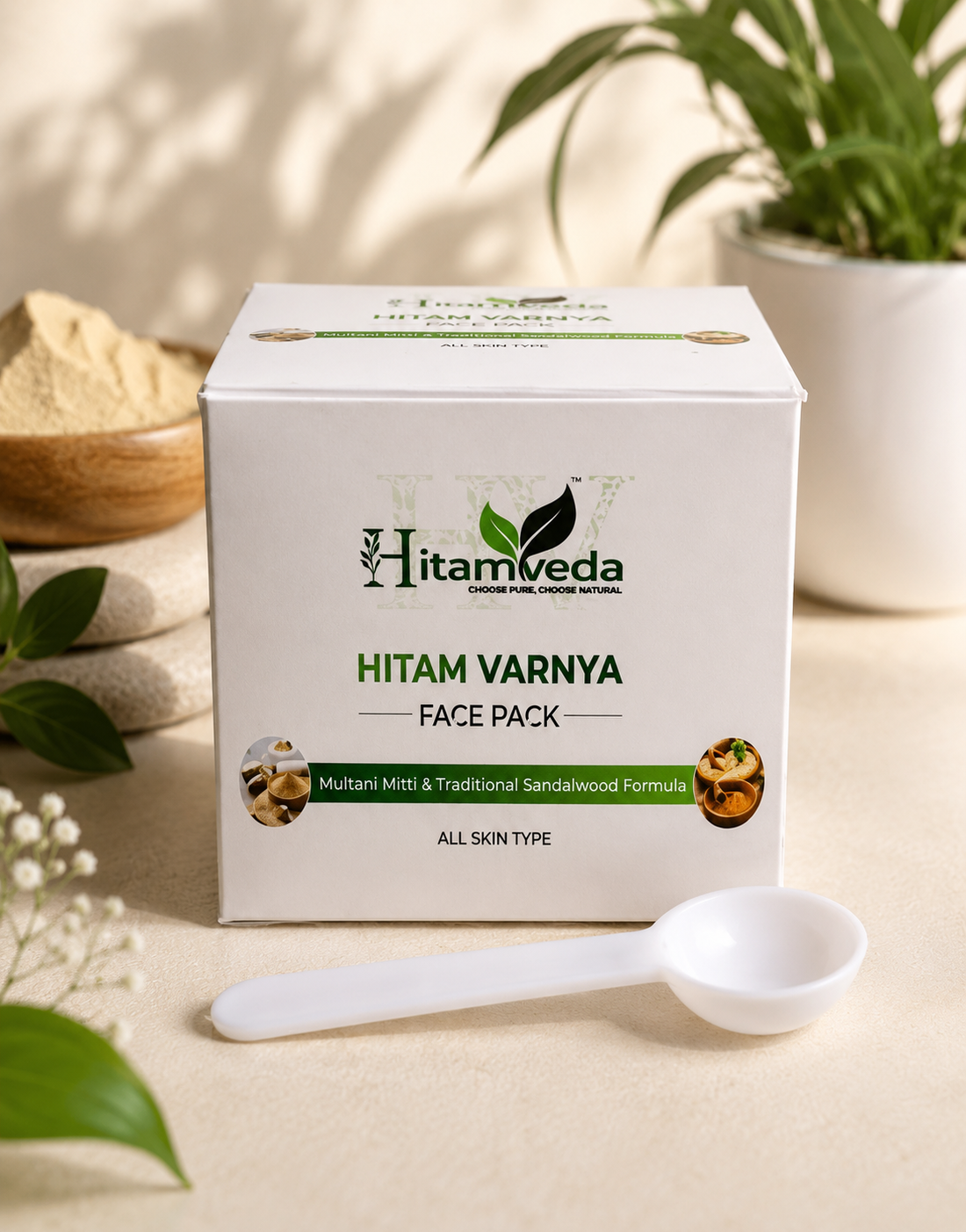 Ayurvedic Glow duo(1 Saffron blend soap+1 hitam varnya face pack)